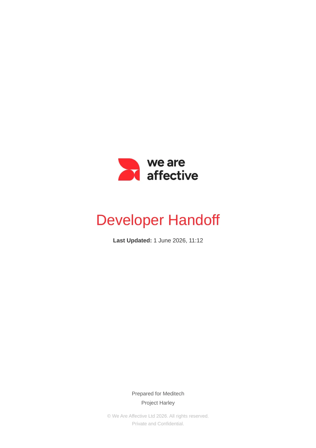 Developer Handoff