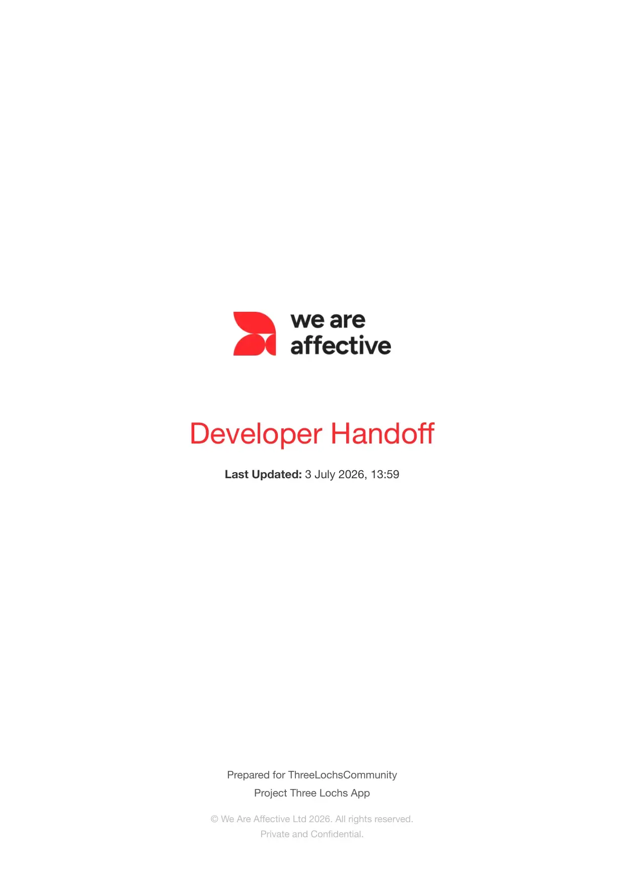Developer Handoff