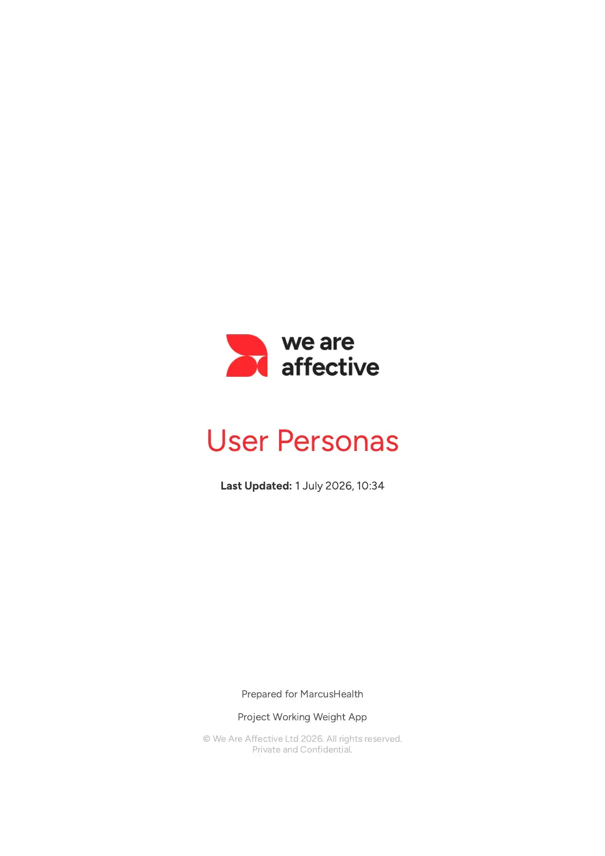 User Personas