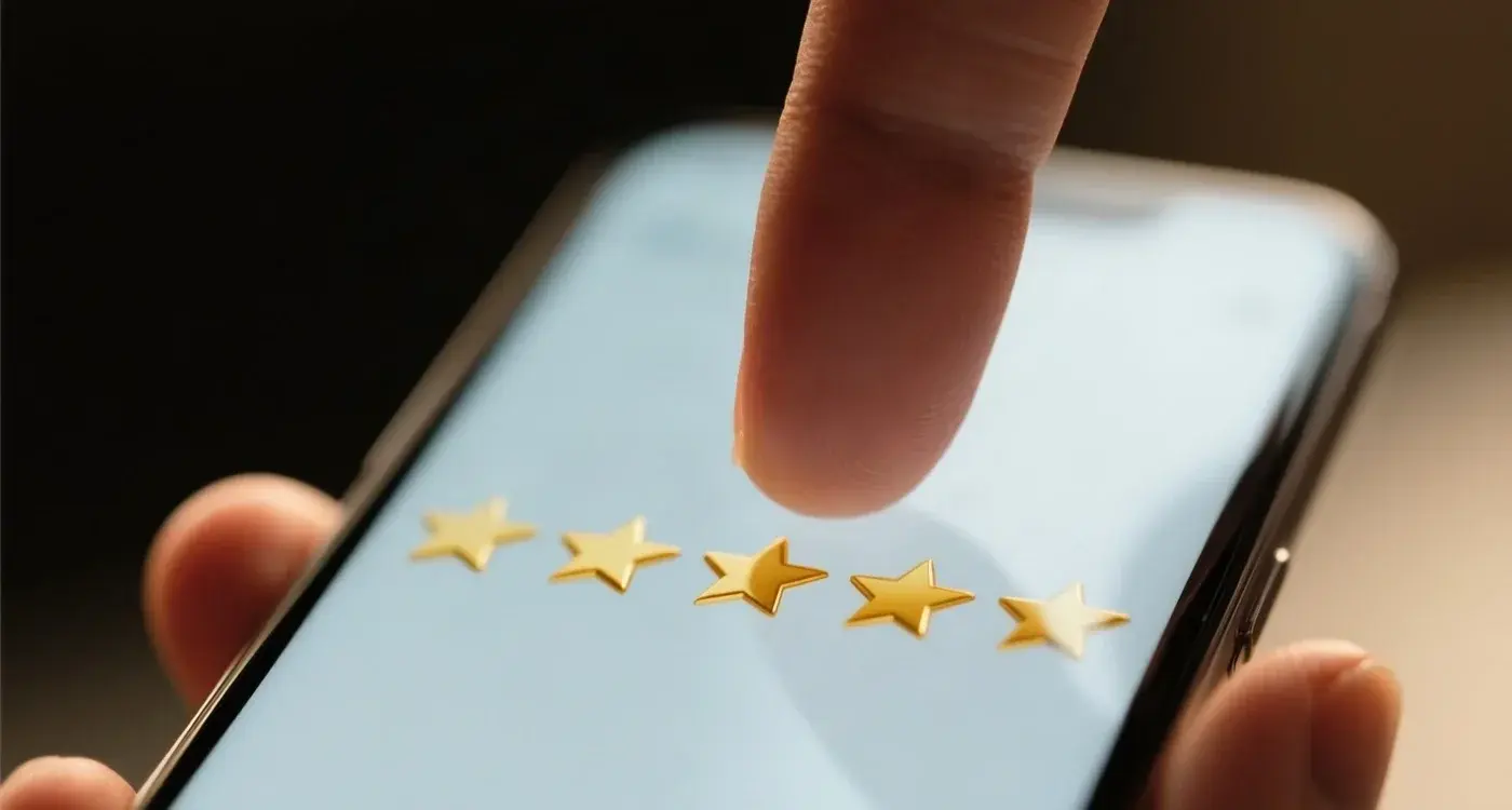 How do app ratings create trust in the App Store?