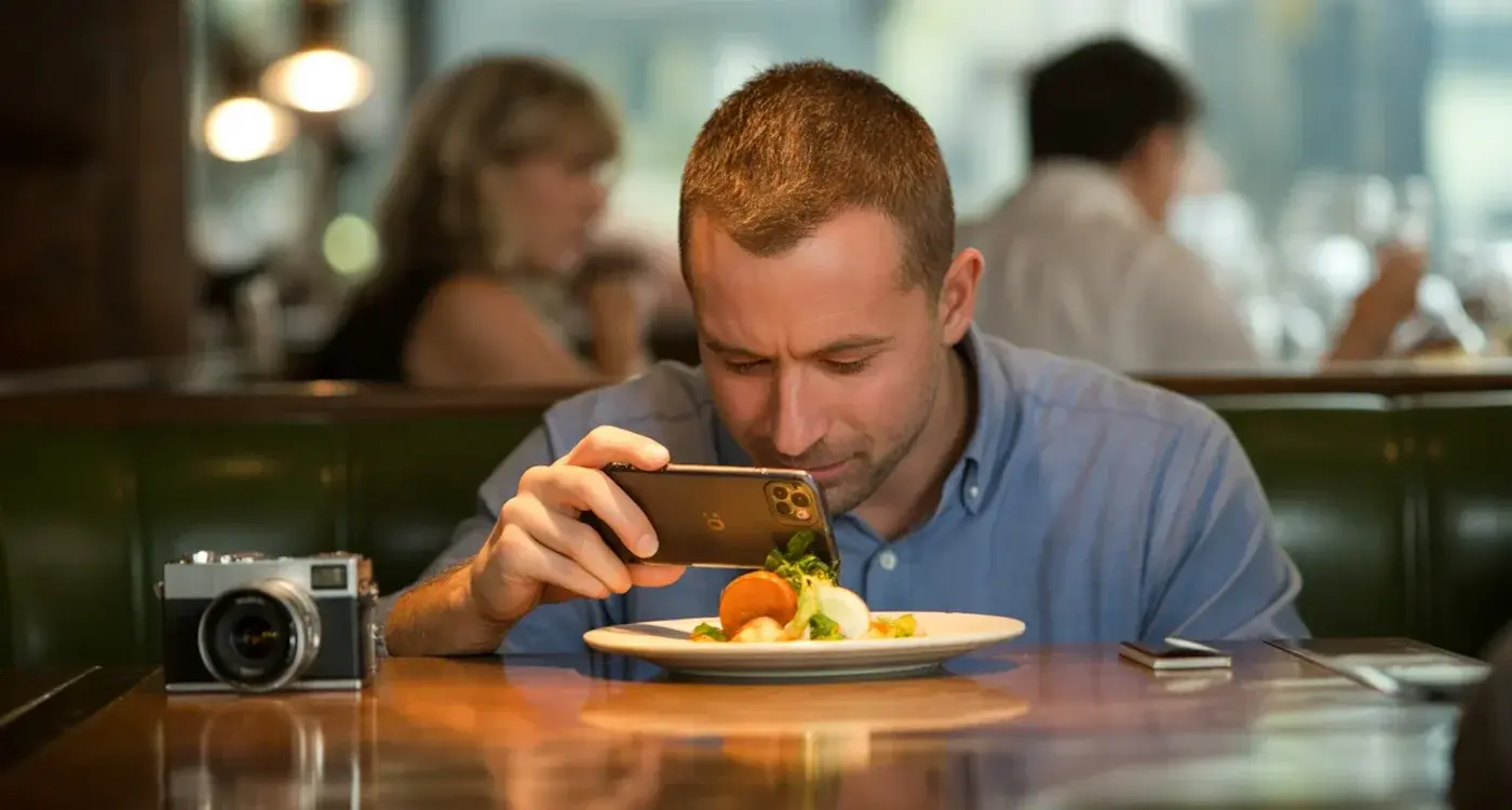 The camera industry what did mobile phones do to disrupt it