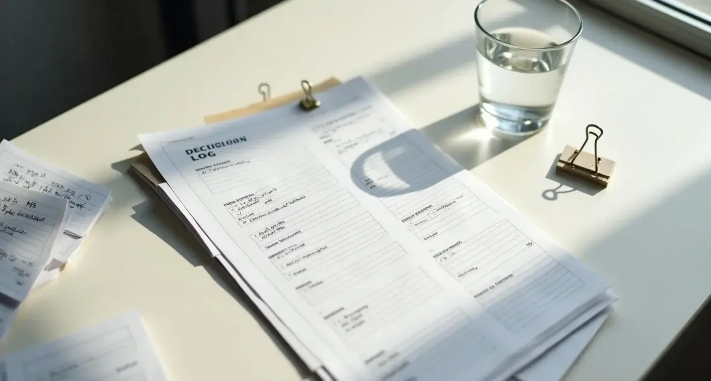 What Belongs in a Pre-Build Decision Log and Why It's Not the Same as a Backlog