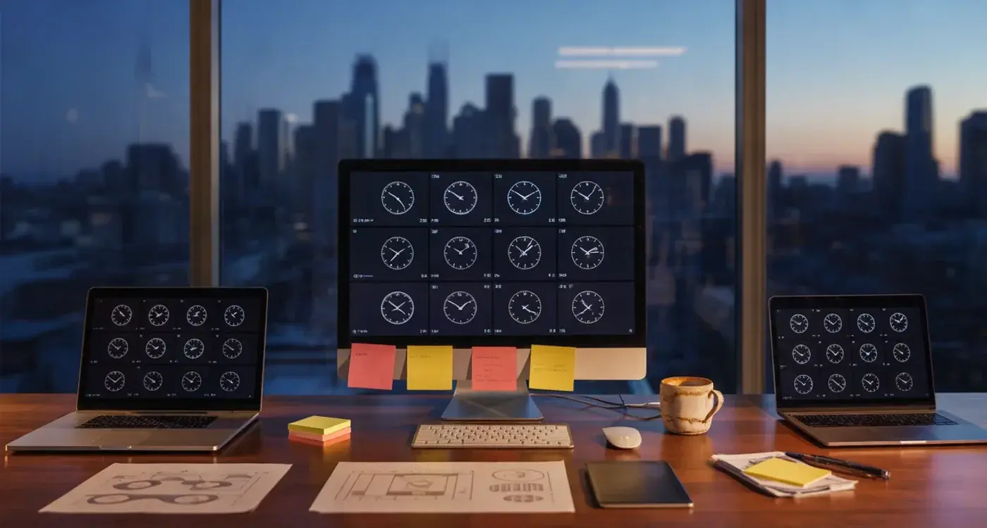 What time zone challenges should you expect with remote app development